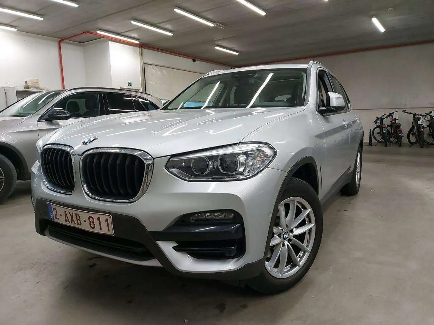 BMW X3 20iAs XDrive *FULL LED-NAVI PRO-CUIR-PARKING AVAR* Argent - 2