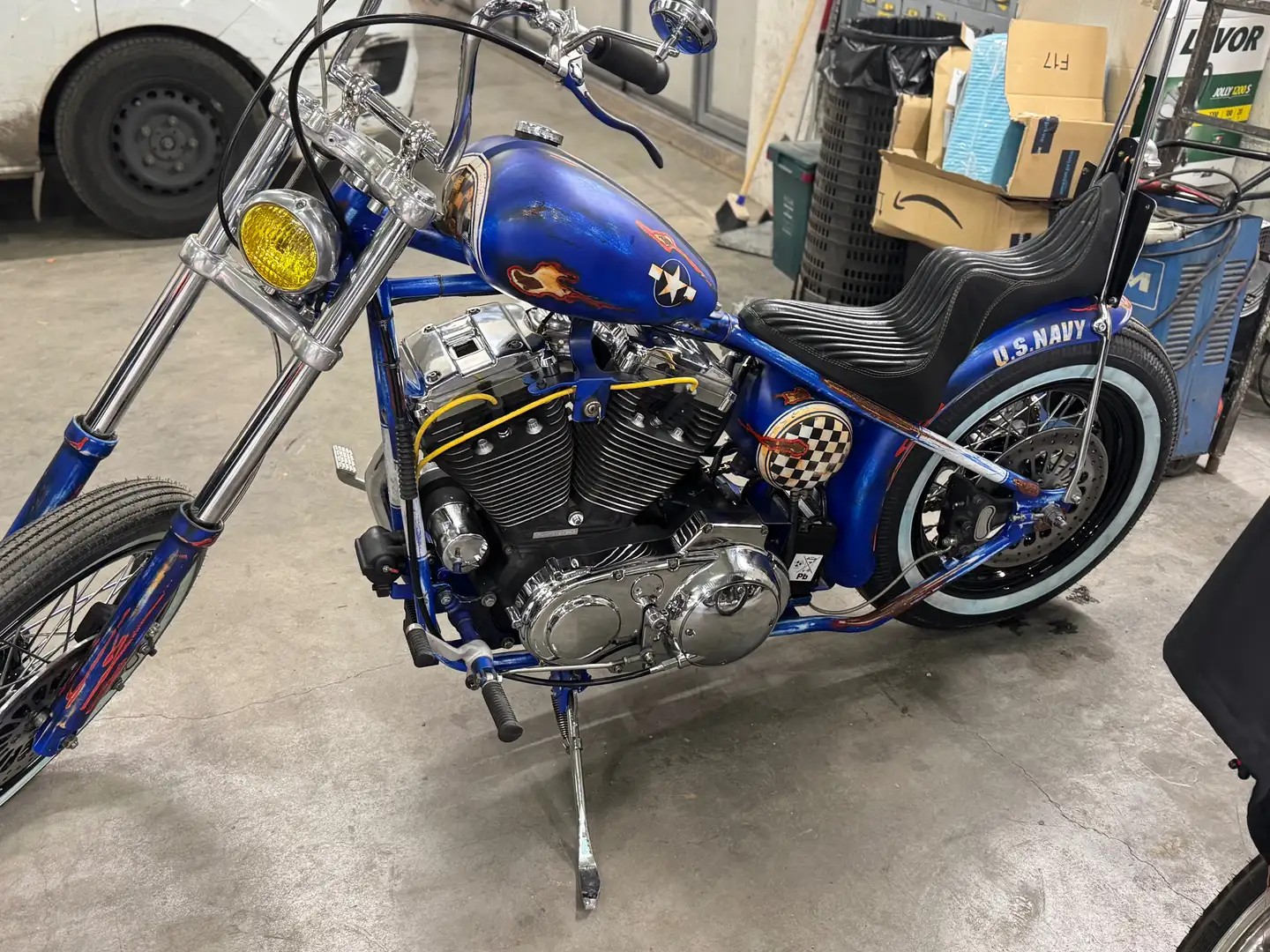Harley-Davidson Custom Bike 1200 Bleu - 1