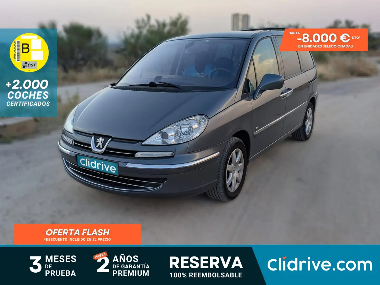 Peugeot 807 2.0HDI FAP Style 136 Negro - 1