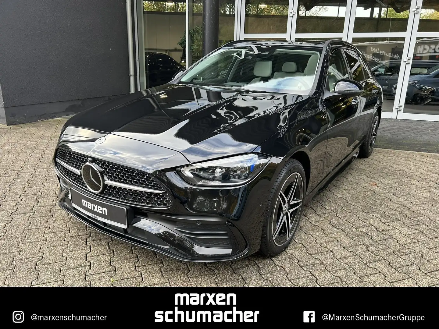 Mercedes-Benz C 300 C 300 e T AMG Pano+Night+360+AHK+DIGITAL+HuD+Mry Schwarz - 1