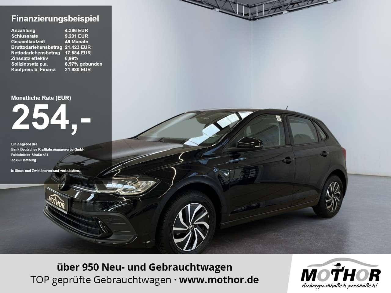 Volkswagen Polo 2026 — Life VI 1.0TSI DSG LED Ganzjahresreifen + LM