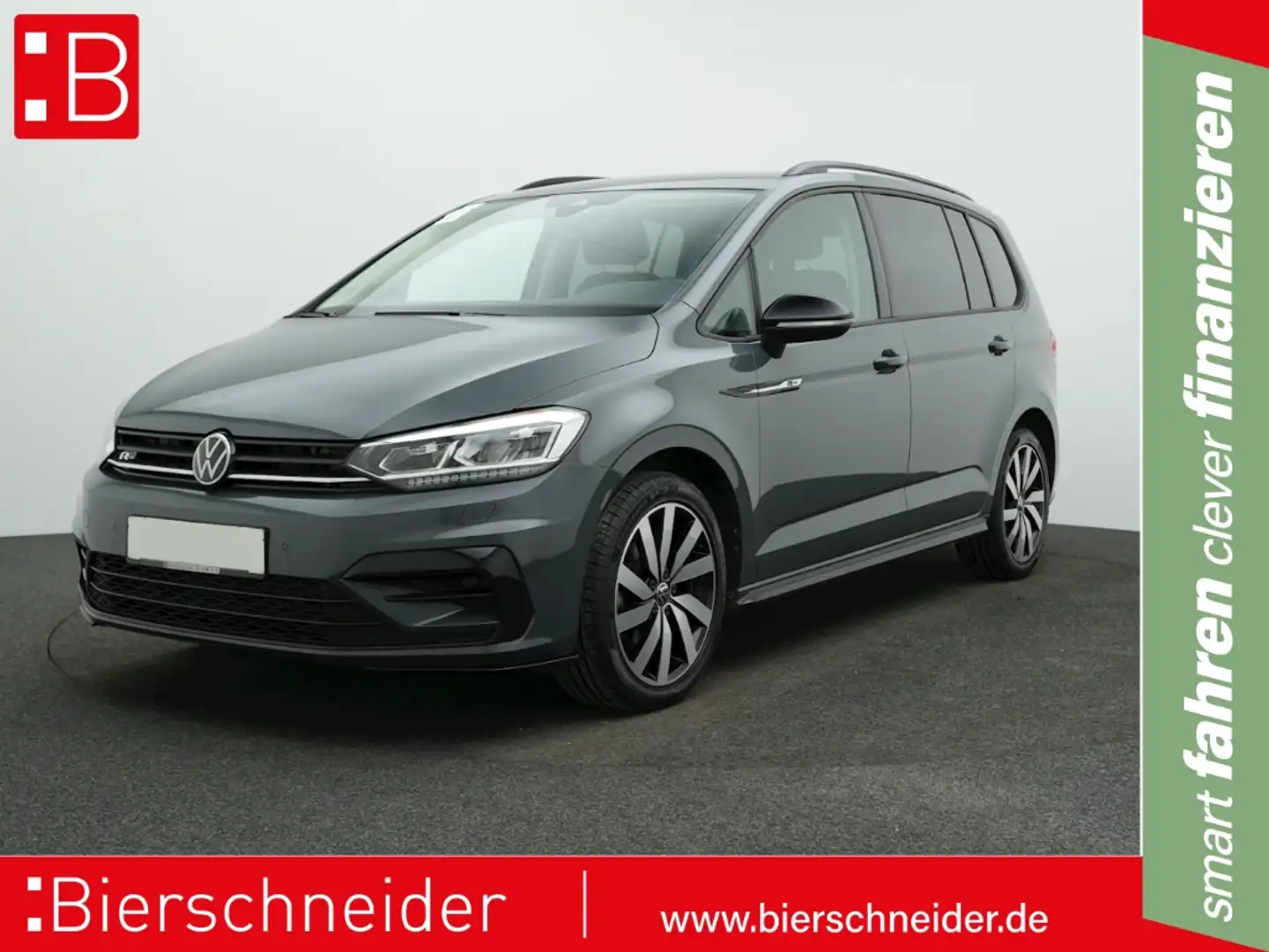Volkswagen Touran 2.0 TDI DSG Highline RLine BLACK STYLE KAMERA ALU1 Grau - 1
