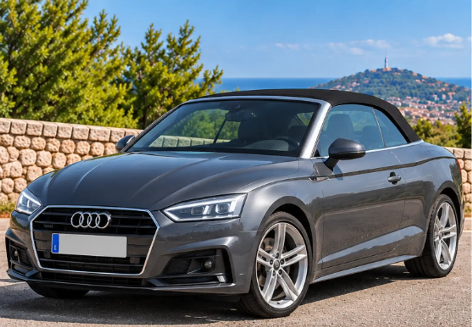 Audi Cabriolet Cabrio 2.0TDI Gris - 1