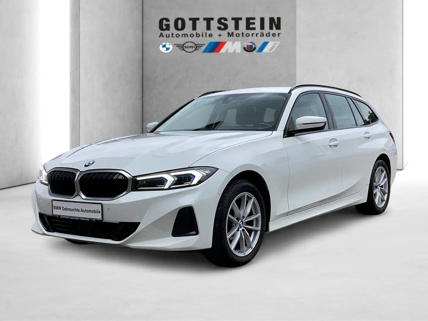 BMW 320 d xDrive / Touring Aut. Weiß - 1