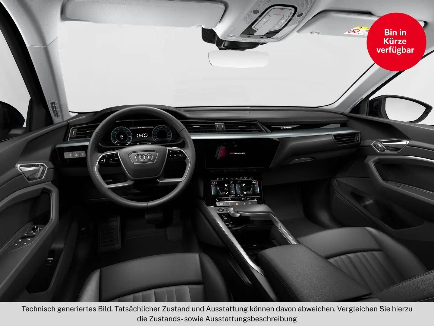 Audi e-tron 55 300 kW Business Schwarz - 2