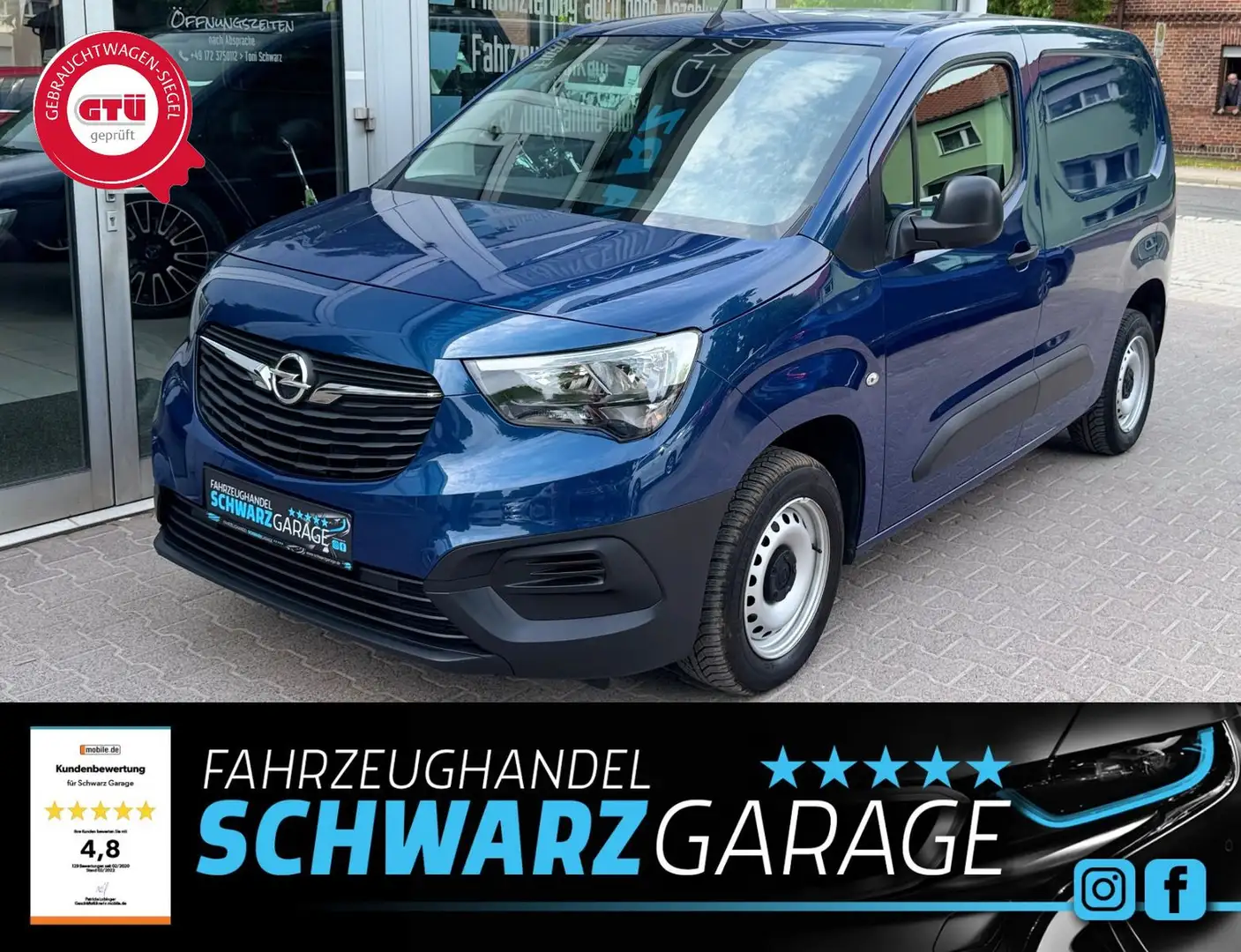 Opel Combo E Cargo Selection*PDC*TEMPOMAT*WENIG-KM* Blau - 1