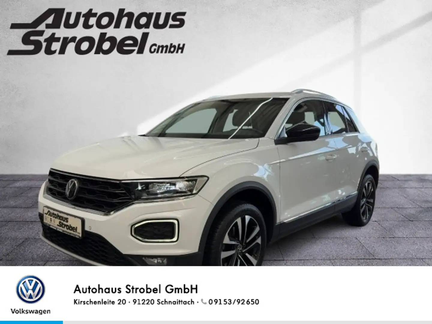Volkswagen T-Roc 1.5 TSI DSG "UNITED" AHK ACC LED Navi Kame Blanco - 1