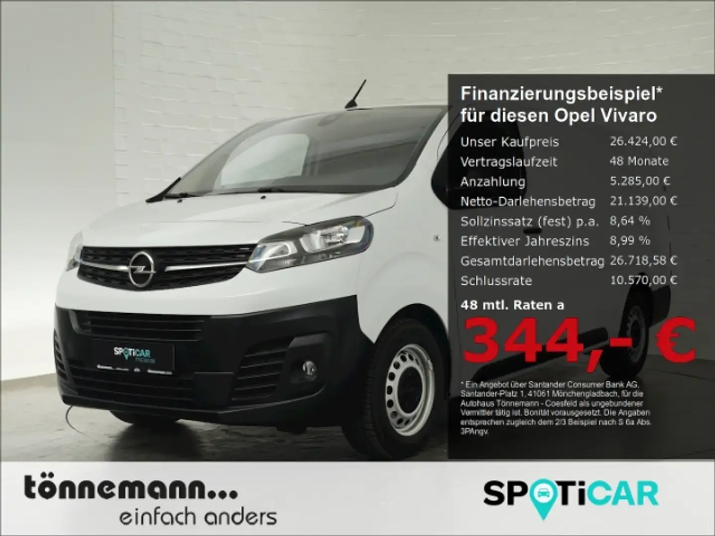 Opel Vivaro C CARGO L CDTI+NAVI+SCHIEBETÜR+PARKPILOT+BE Wit - 1