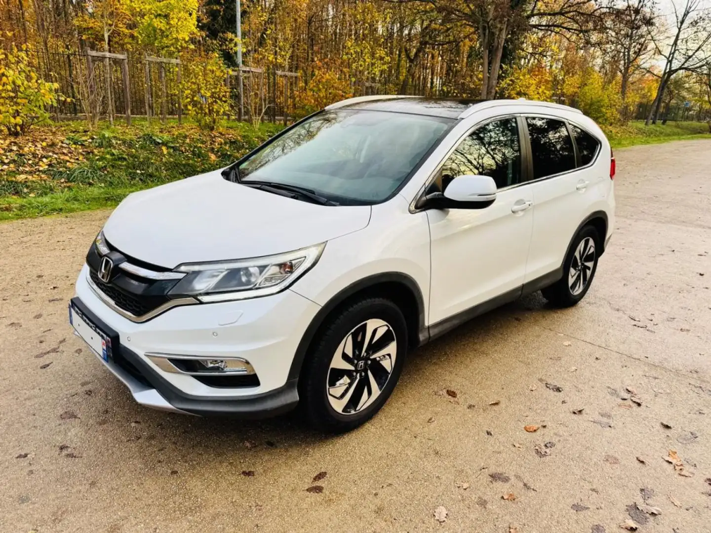 Honda CR-V 1.6 i-DTEC 160ch Exclusive Navi 4WD Blanc - 1