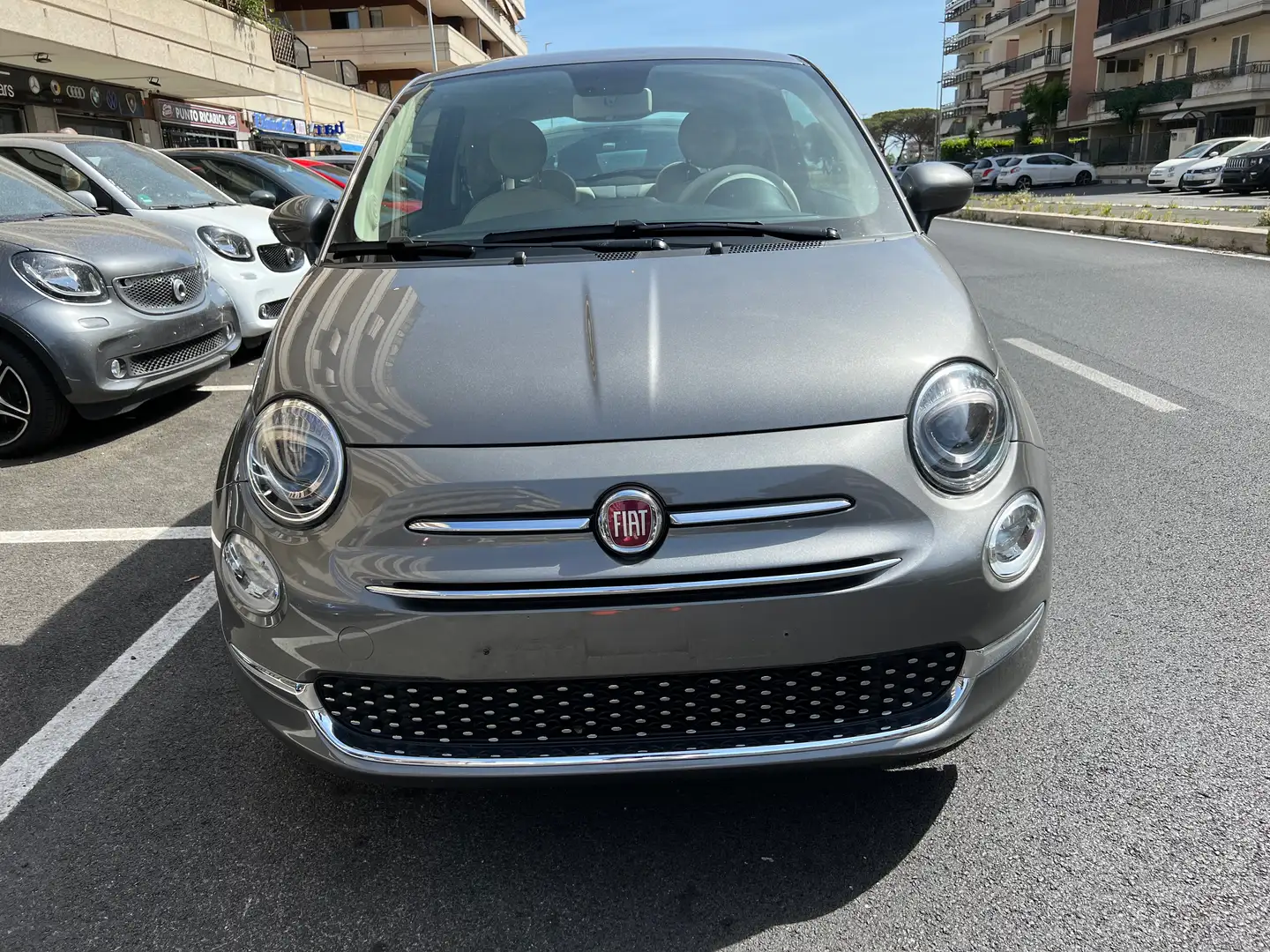 Fiat 500 LOUNGE CAR PLAY NAVI PDC BLUETOOTH FENDINEBBIA Gris - 1