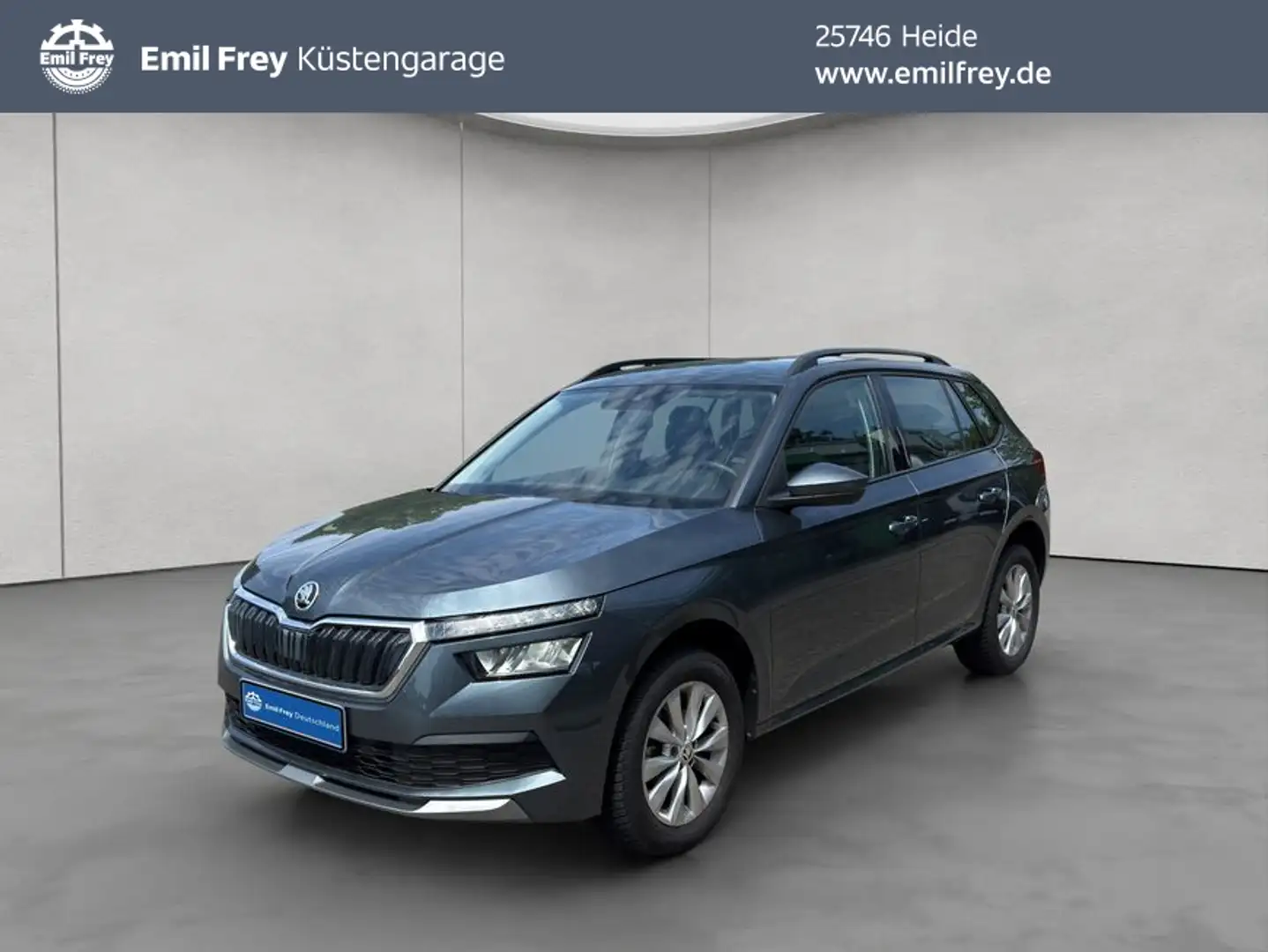 Skoda Kamiq Ambition 1.0 TSI SHZ GJR DAB+ TEMPOMAT KLI Grigio - 1