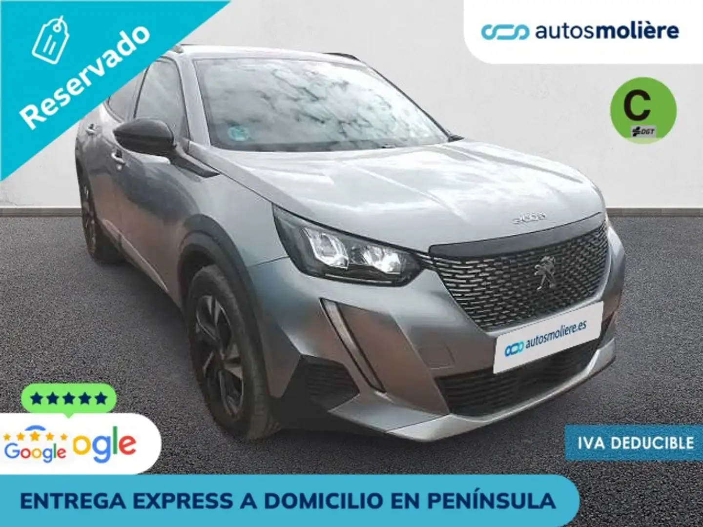 Peugeot 2008 1.2 PureTech S&S Allure Pack 130 Gris - 2
