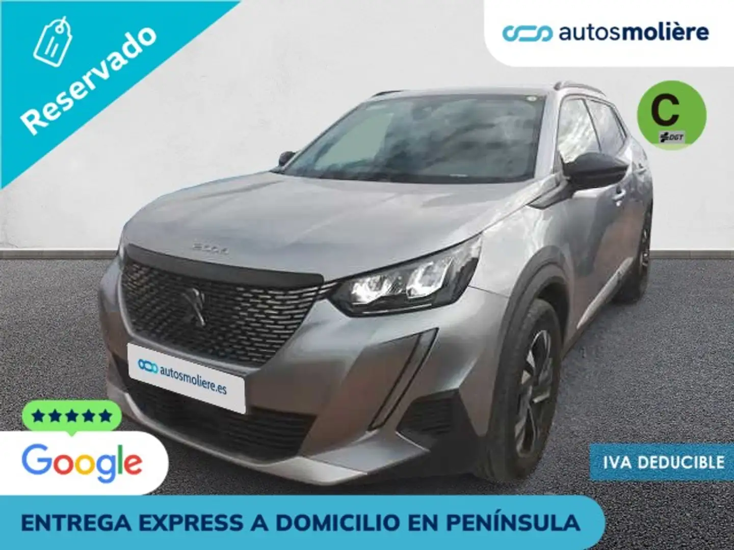Peugeot 2008 1.2 PureTech S&S Allure Pack 130 Gris - 1