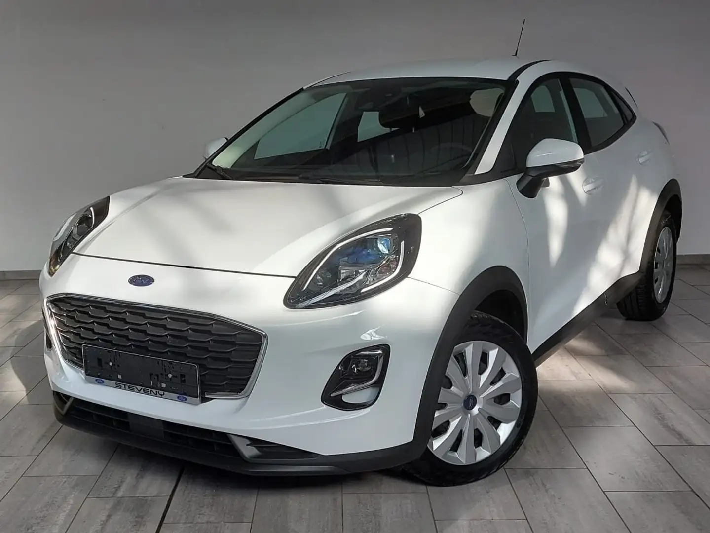 Ford Puma CONNECTED 1.0 EcoBoost 95CV EU6d*CLIM*PARK PILOT* Blanc - 1