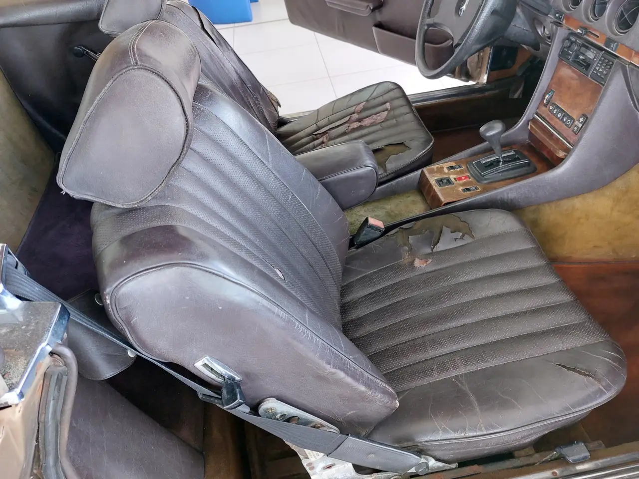 Mercedes-Benz SL 280 280 SL Gold / Braun, Softtop gut / Braun, foto 8