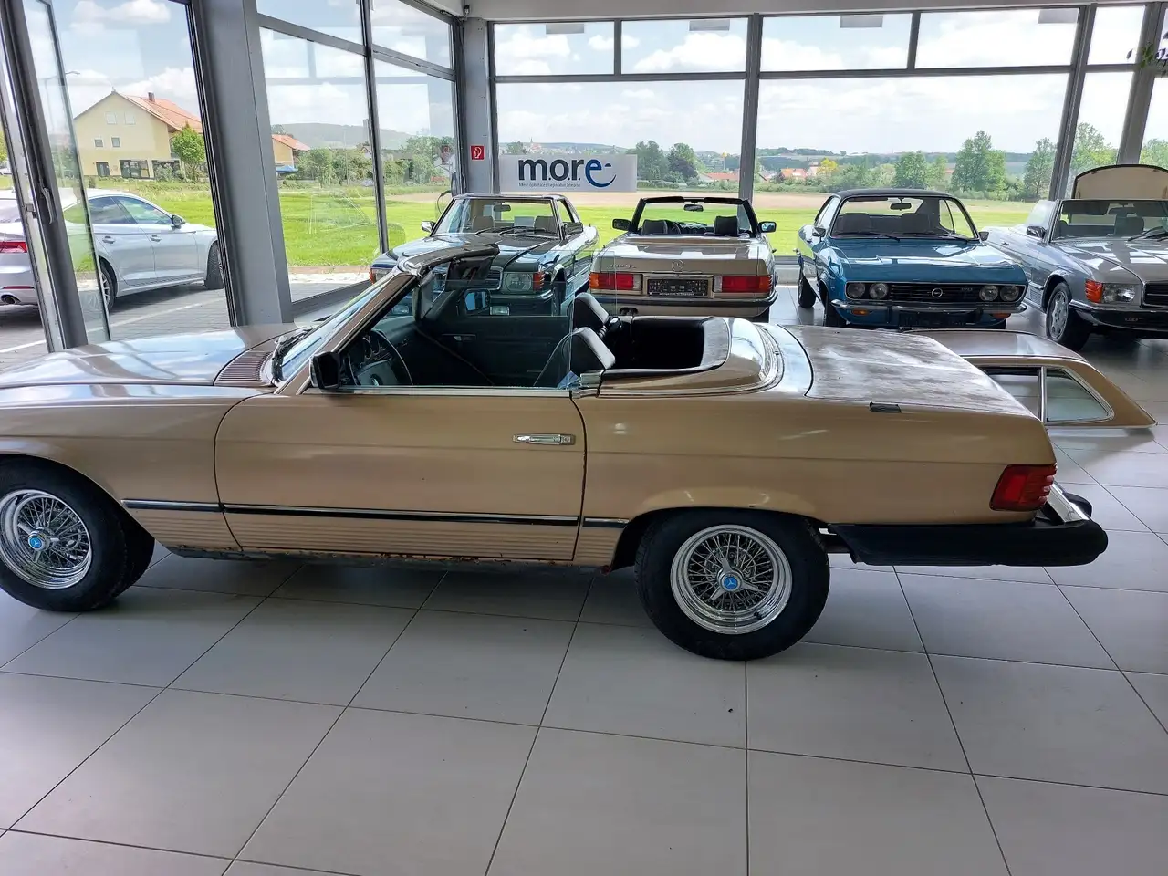 Mercedes-Benz SL 280 280 SL Gold / Braun, Softtop gut / Braun, foto 7