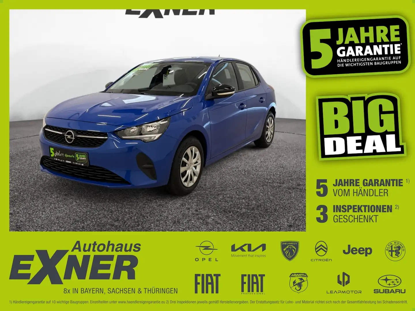 Opel Corsa F 1.2 EDITION Klima Bleu - 1