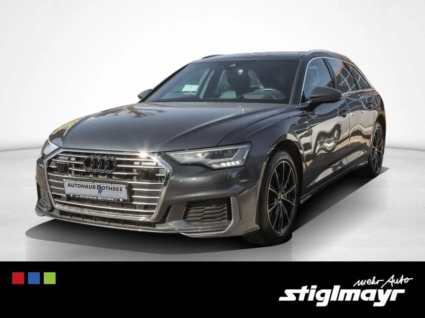 Audi A6 Avant S-line 45TFSI quattro AHK+HUD+NAVI+PANO Gris - 1