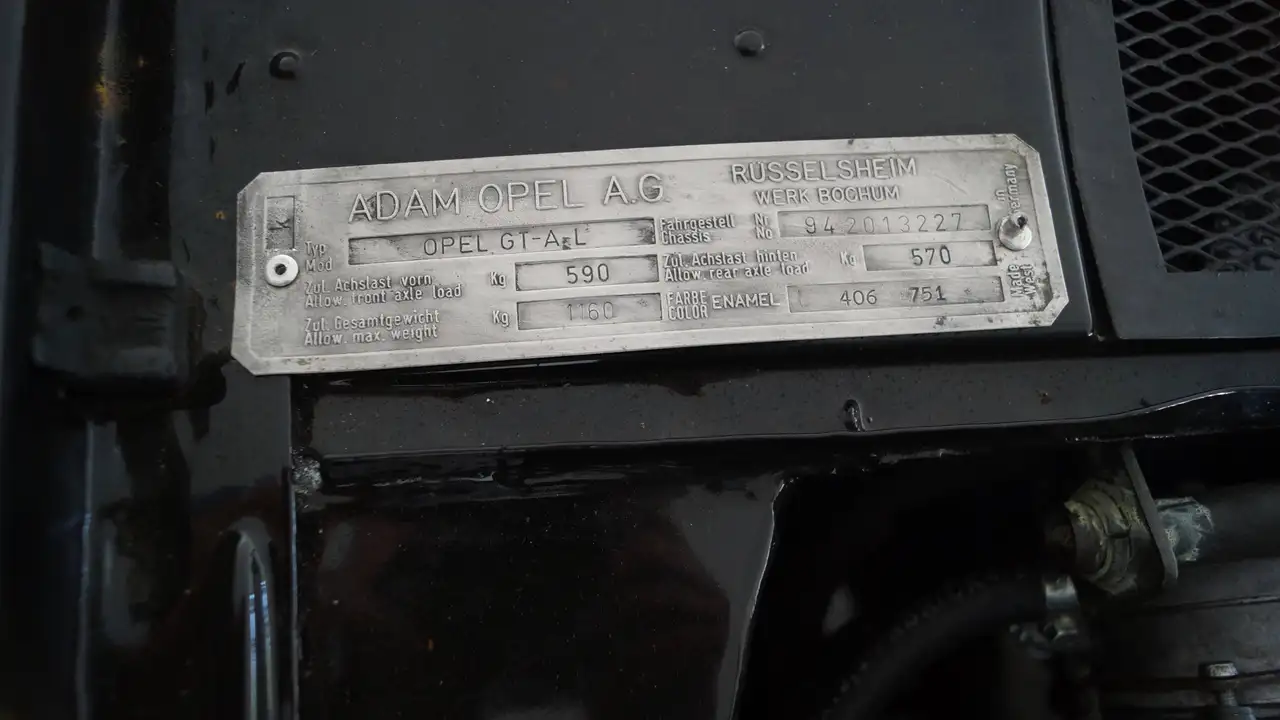 Opel GT 1900 AL Automatik deutsches Fahrzeug, foto 10