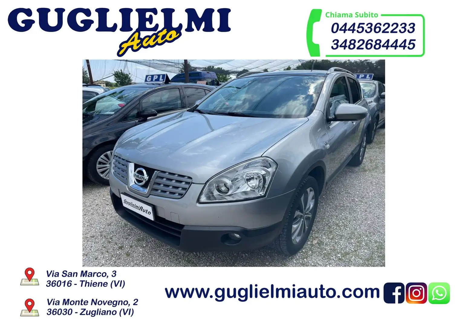 Nissan Qashqai Qashqai 1.5 dCi Tekna Unico Proprietario Argento - 1