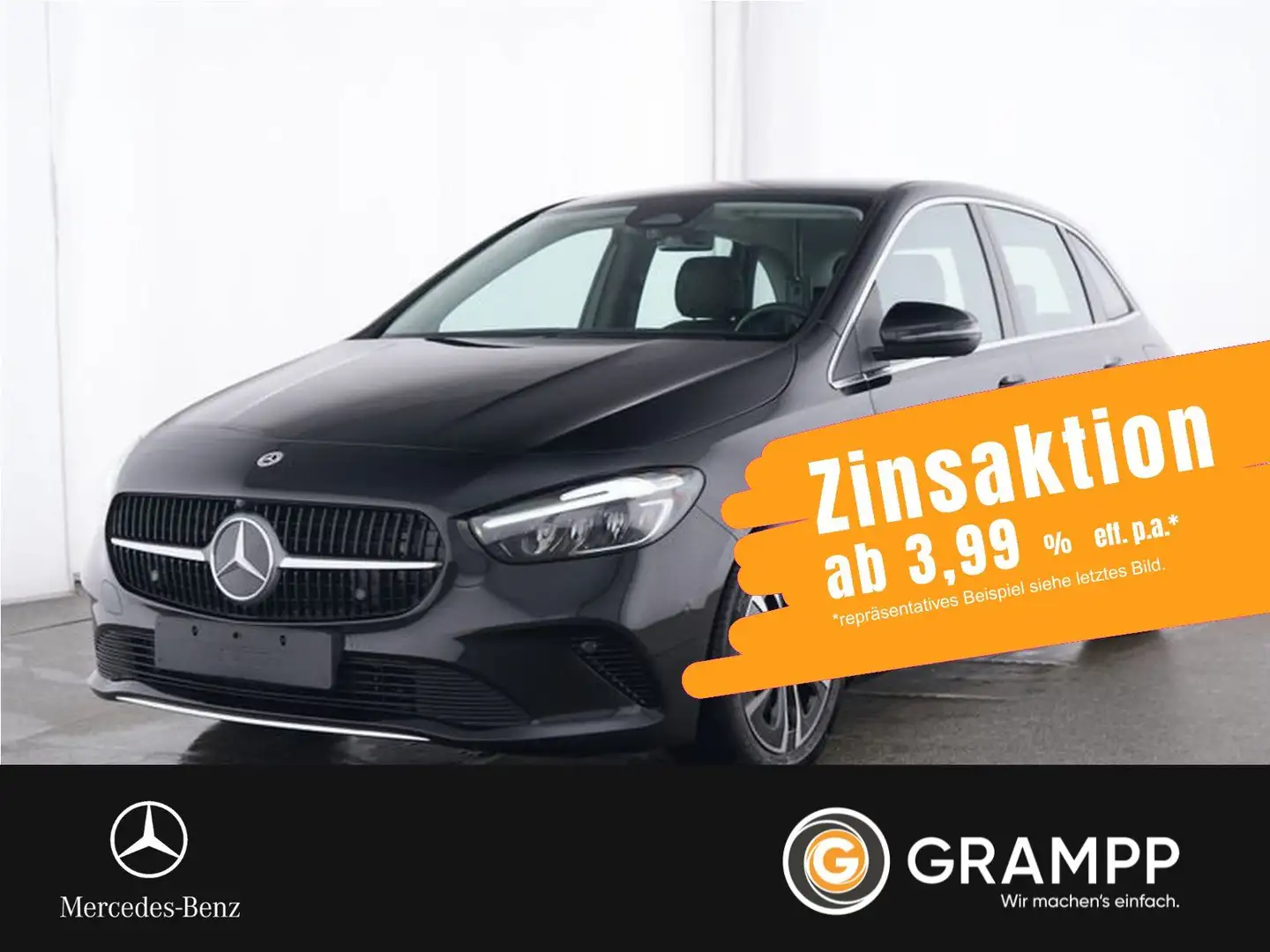 Mercedes-Benz B 200 Progressive-Advanced/AHK/Kamera/LED/MBUX Schwarz - 1