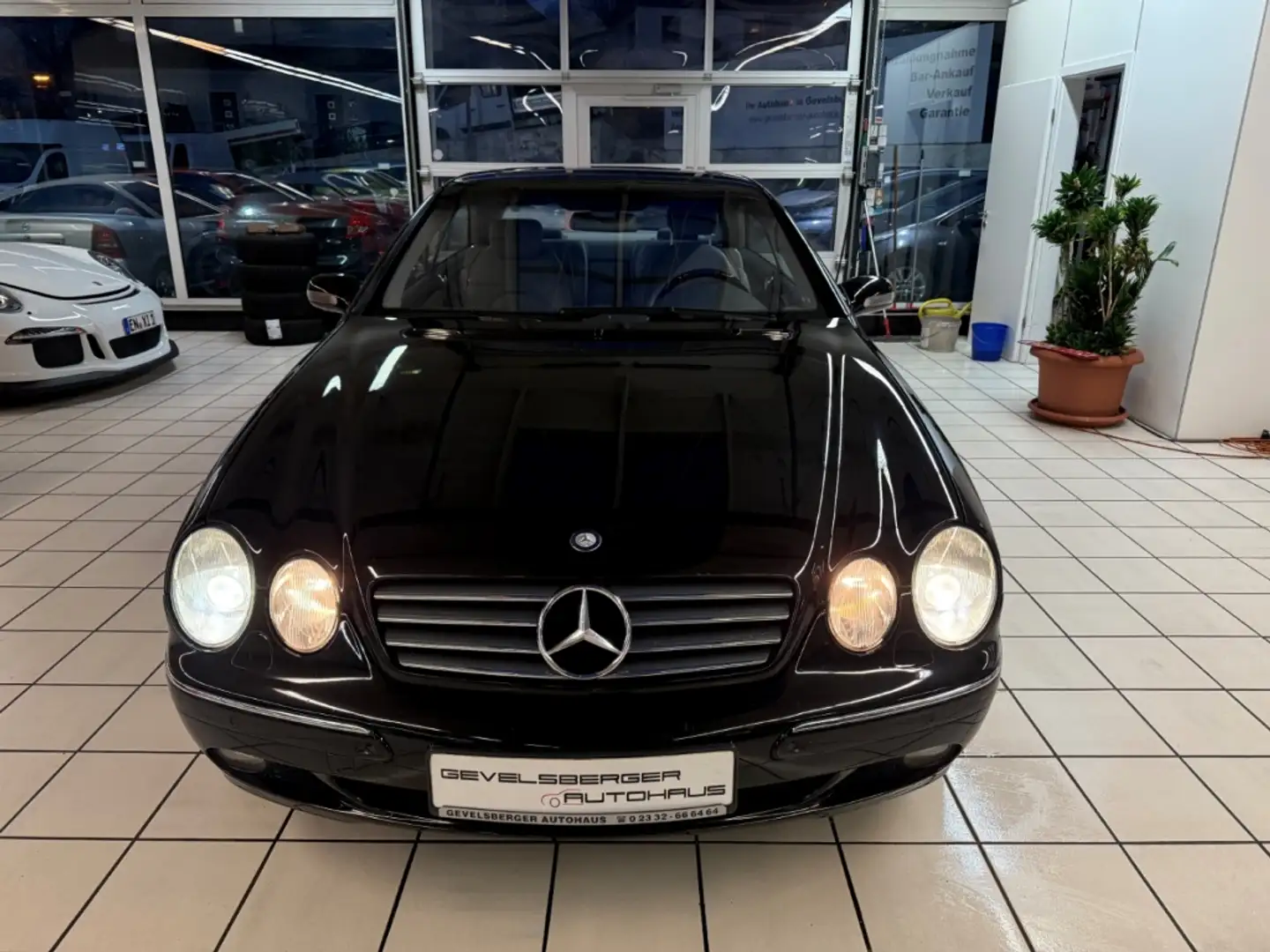 Mercedes-Benz CL 55 AMG Coupe Scheckheft Deutsches Fahrzeug AD Navi Leder Negro - 2