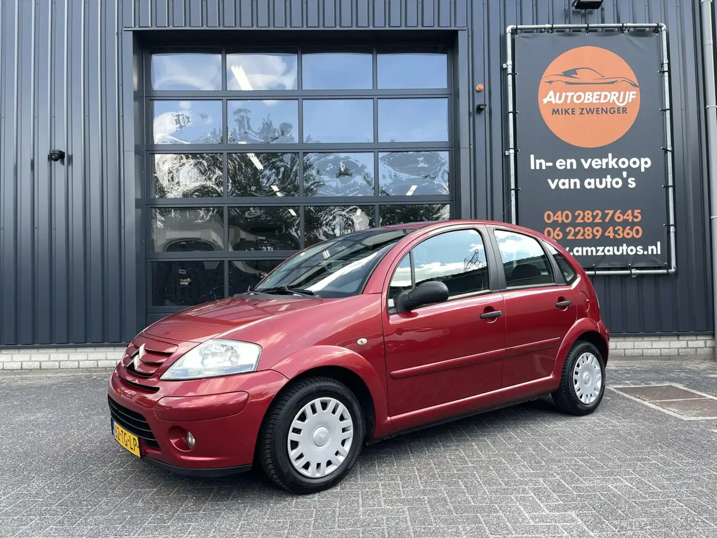 Citroen C3 1.4i-16V 88PK Ambiance CLIMA-AIRCO|CRUISE CONTROL| Rosso - 1