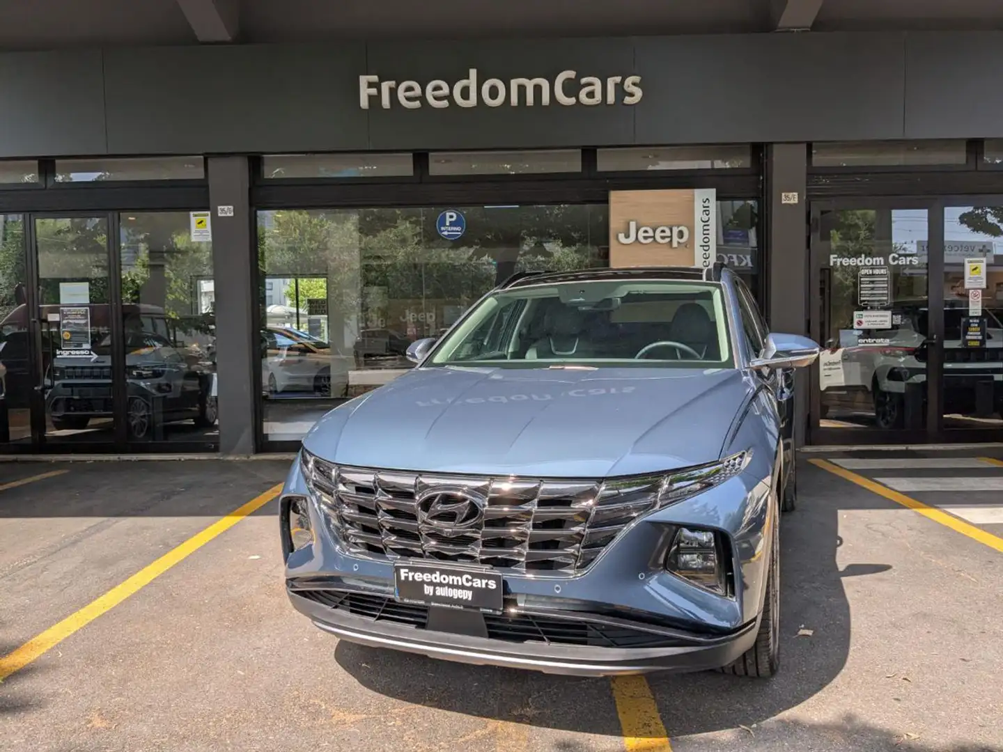 Hyundai TUCSON 1.6 HEV 4WD aut. Exellence Bleu - 2