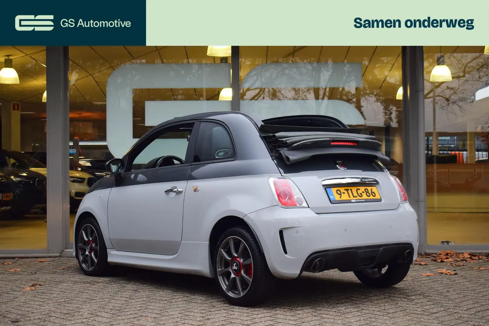 Fiat 500C Abarth 1.4-16V Elaborazione uitlaat|Leder|Clima Grau - 2