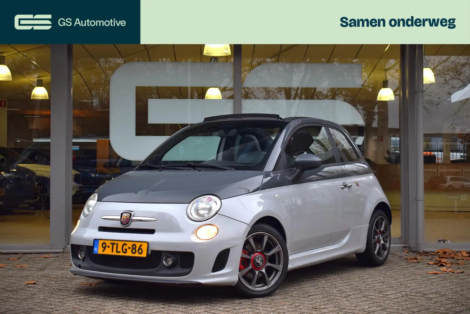 Fiat 500C Abarth 1.4-16V Elaborazione uitlaat|Leder|Clima Grau - 1