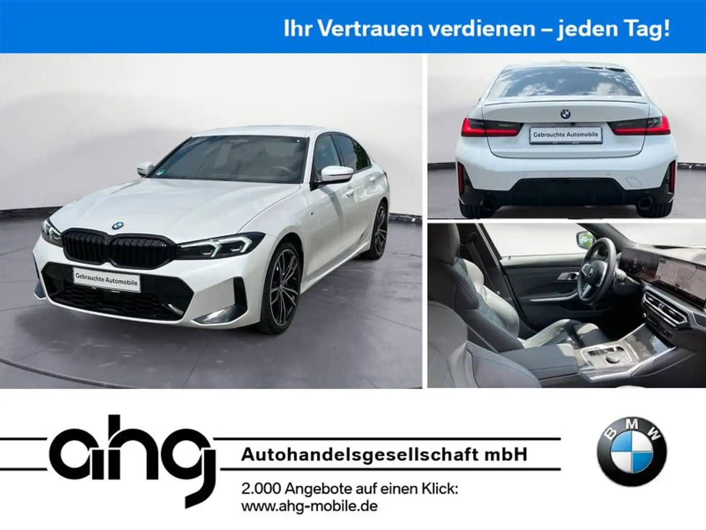 BMW 330 i M Sportpaket Pro Komfortzugang Parking Assi Weiß - 1