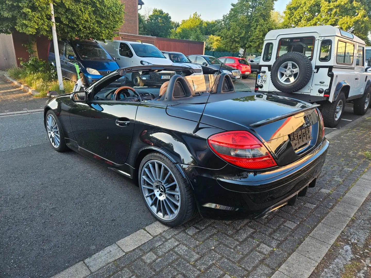 Mercedes-Benz SLK 55 AMG ROADSTER NAVI XENON AiRSCARF VOLL Czarny - 2