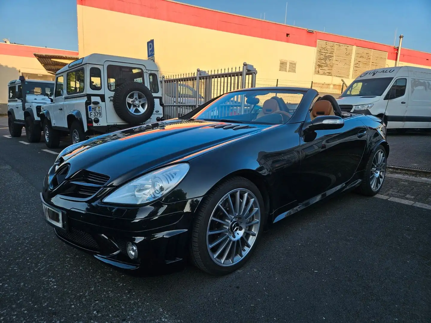 Mercedes-Benz SLK 55 AMG ROADSTER NAVI XENON AiRSCARF VOLL Czarny - 1