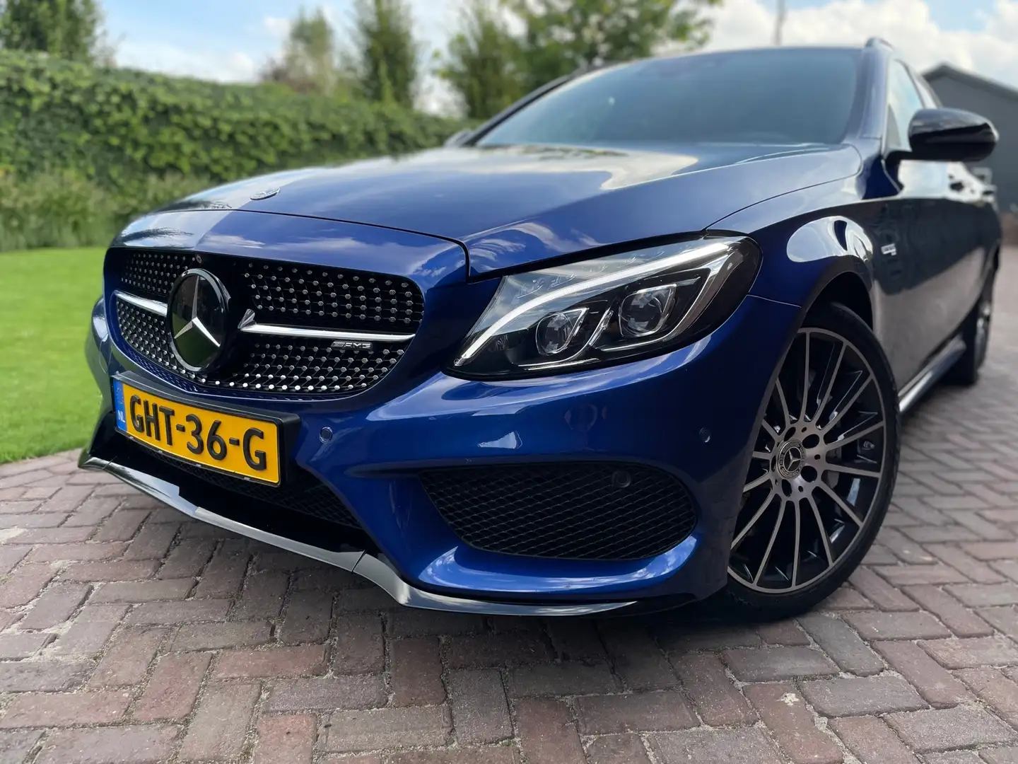 Mercedes-Benz C 43 AMG Estate C43 4MATIC Pano Burmester Navi Bleu - 2