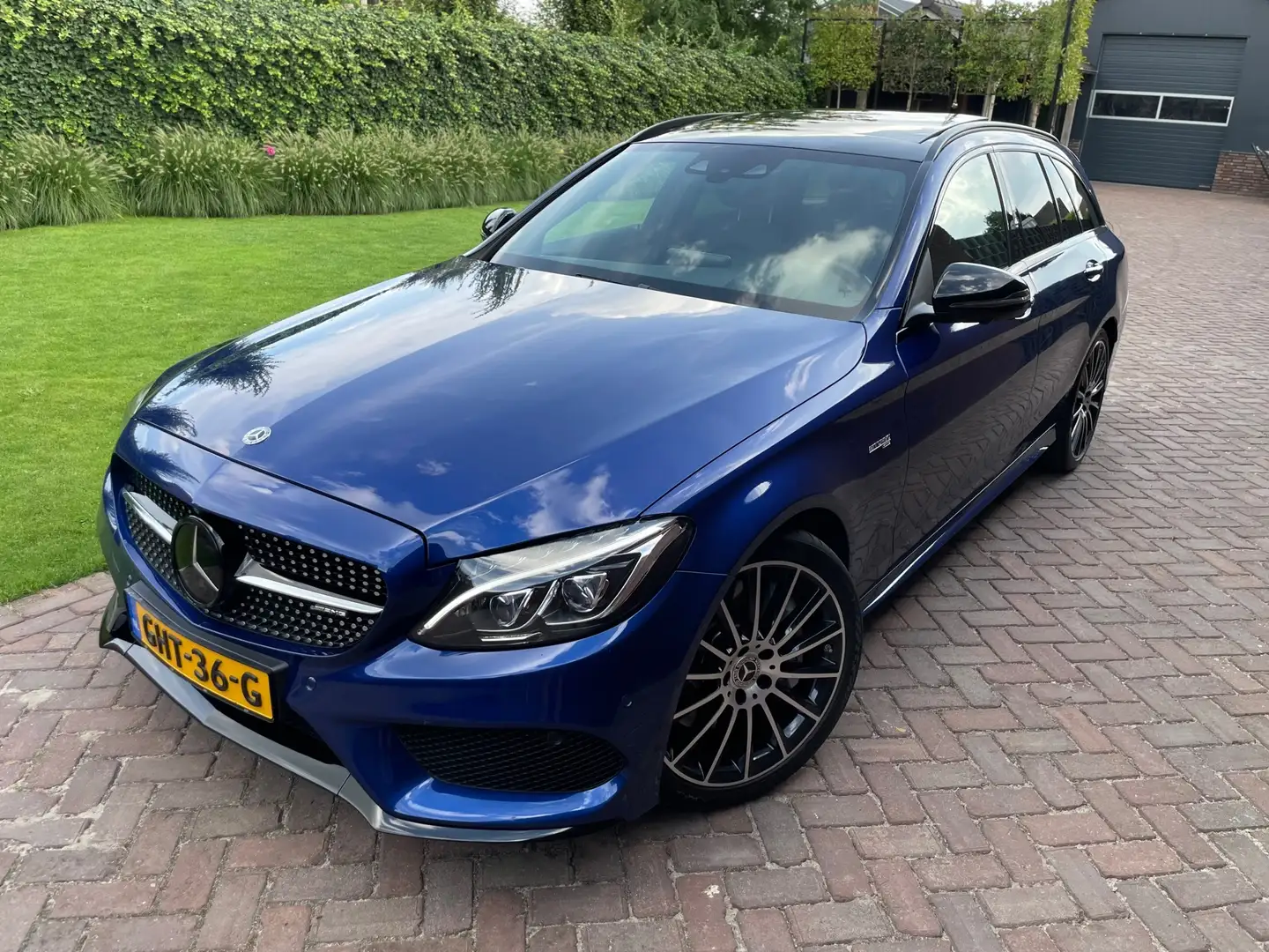 Mercedes-Benz C 43 AMG Estate C43 4MATIC Pano Burmester Navi Bleu - 1
