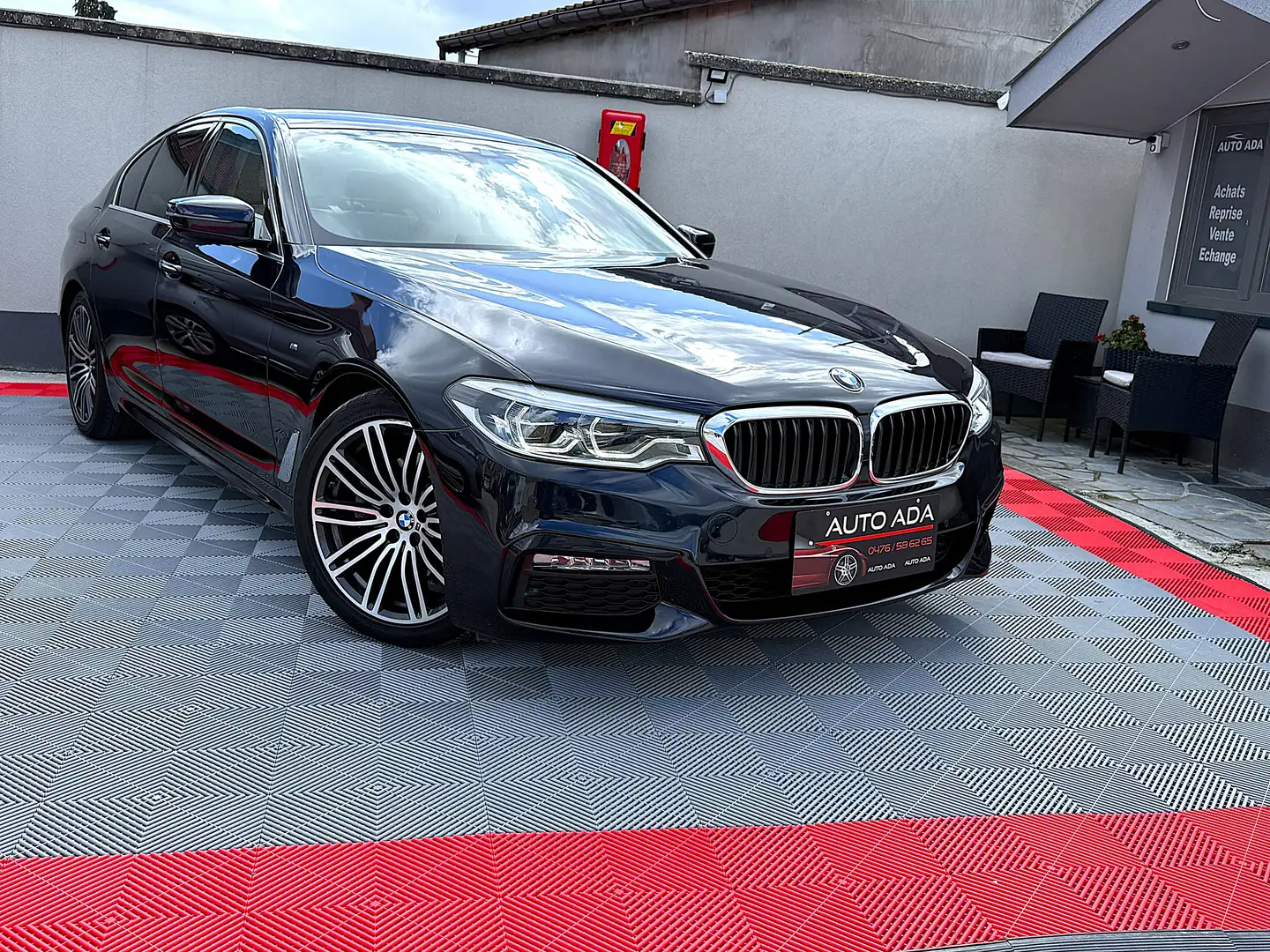 BMW 520 520 dA (EU6d) M-PACK--AIRCO--GPS--GARANTIE 12 MOIS Blau - 1