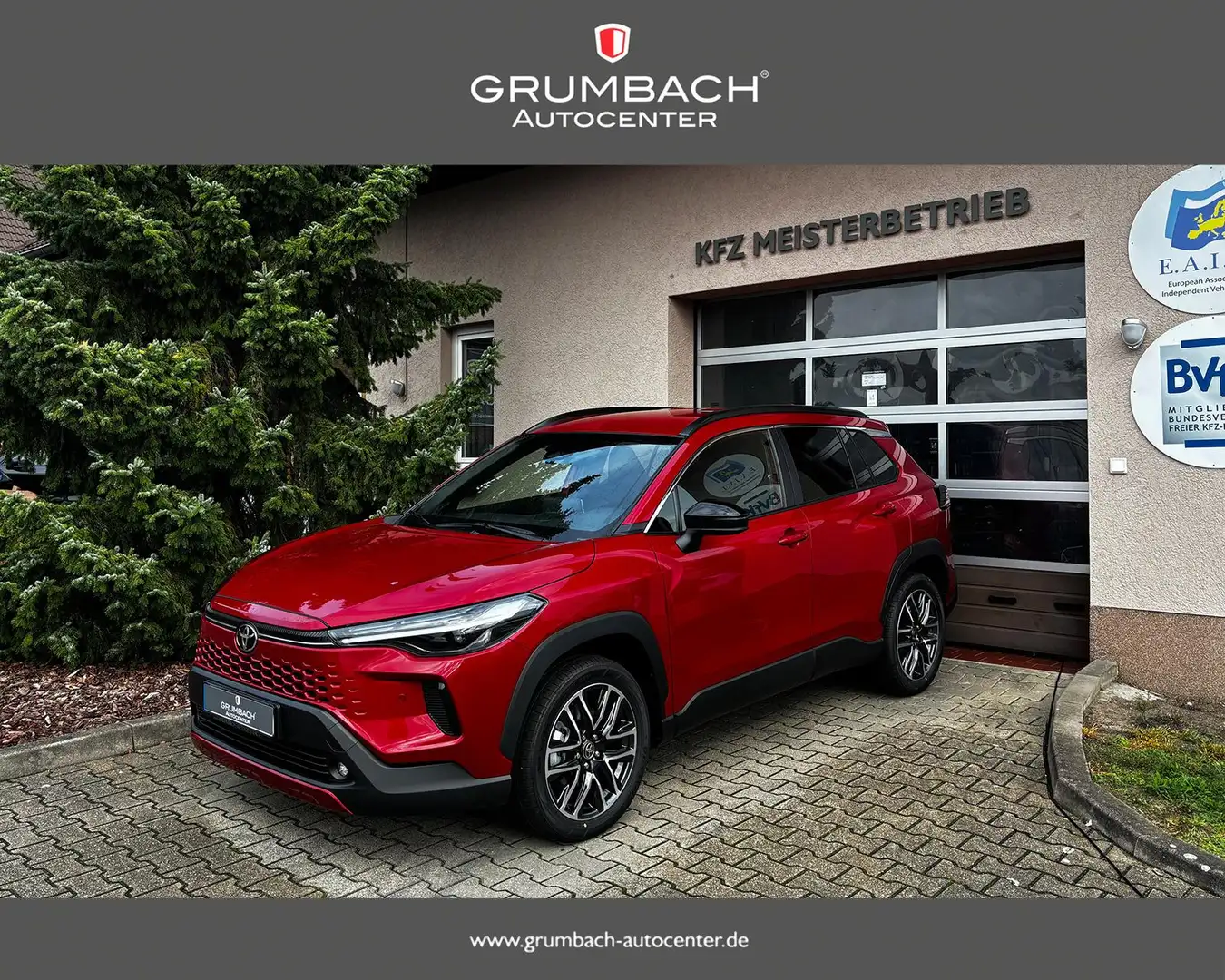 Toyota Corolla Cross Style Teamplayer Hybrid 2,0-l-VVT-i Systemleist... Rosso - 1