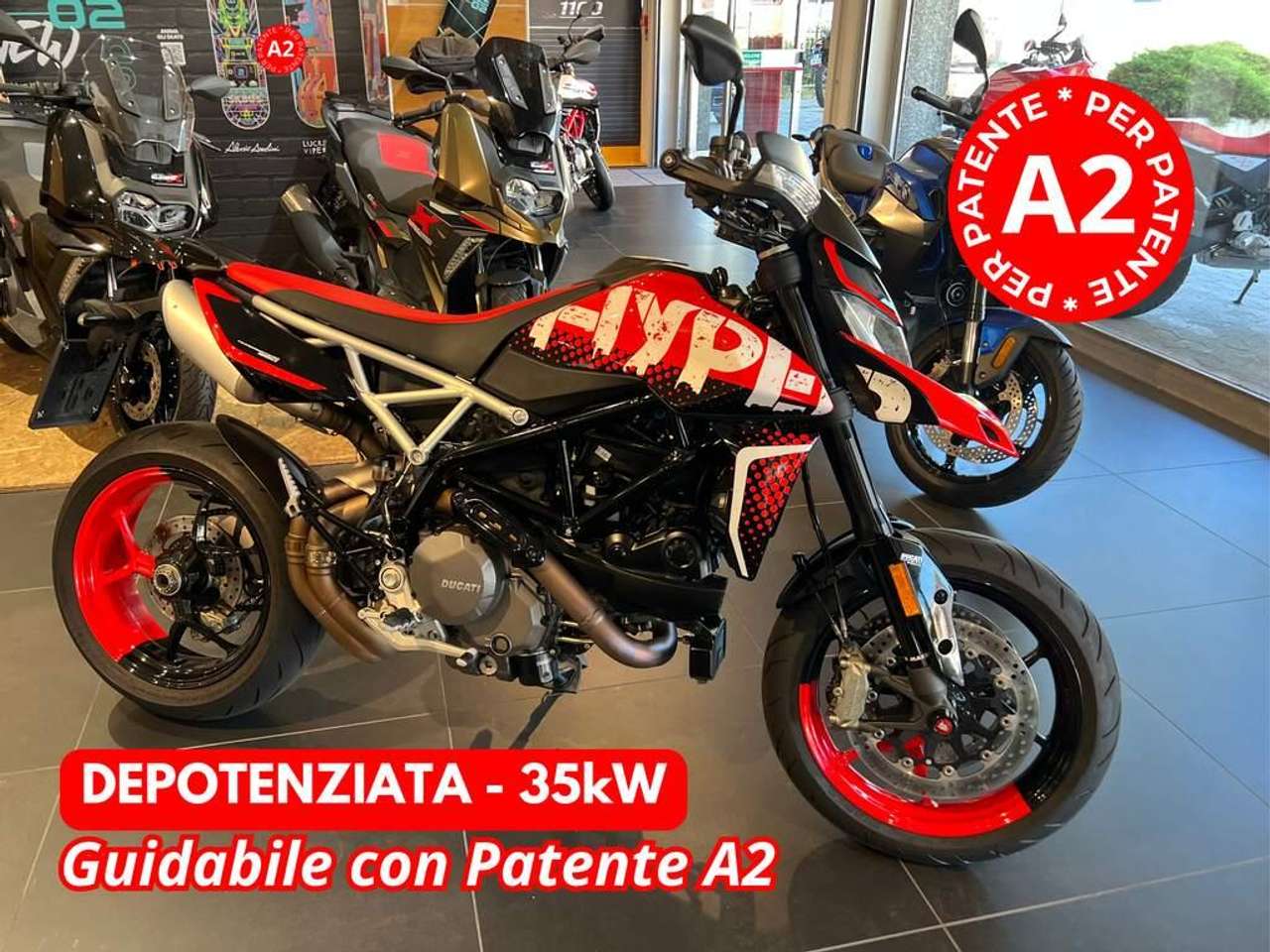 Ducati Hypermotard 950 RVE dep.A2 my22