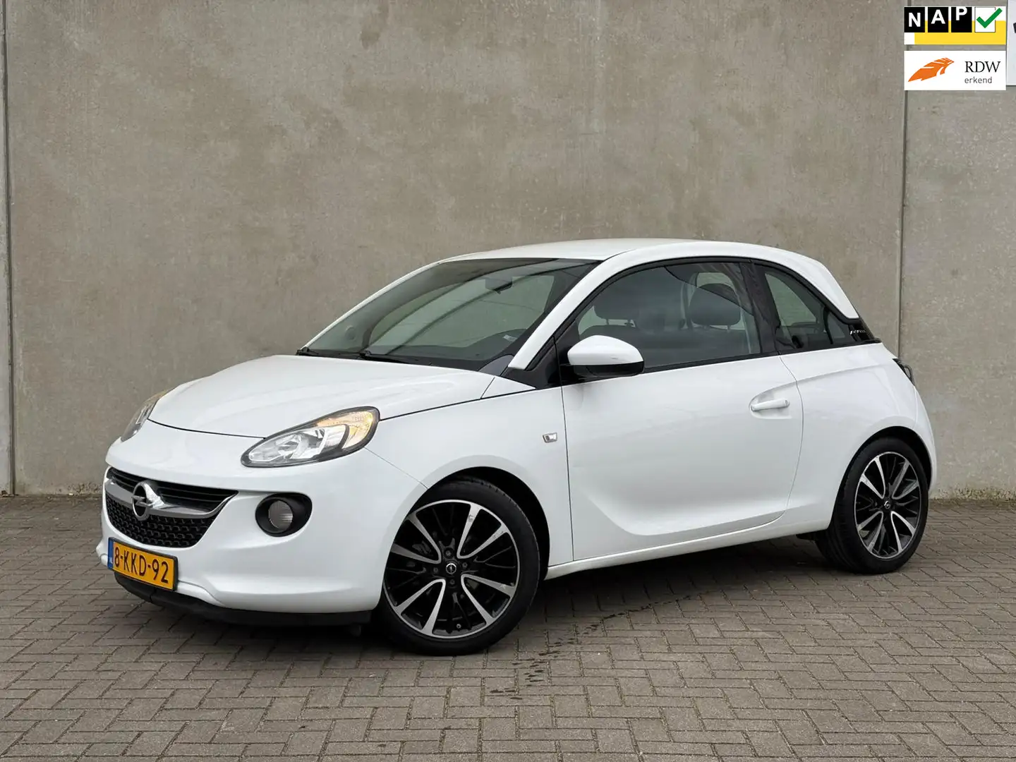 Opel Adam 1.2, Nederlandse auto, Airco, Bluetooth Blanc - 1