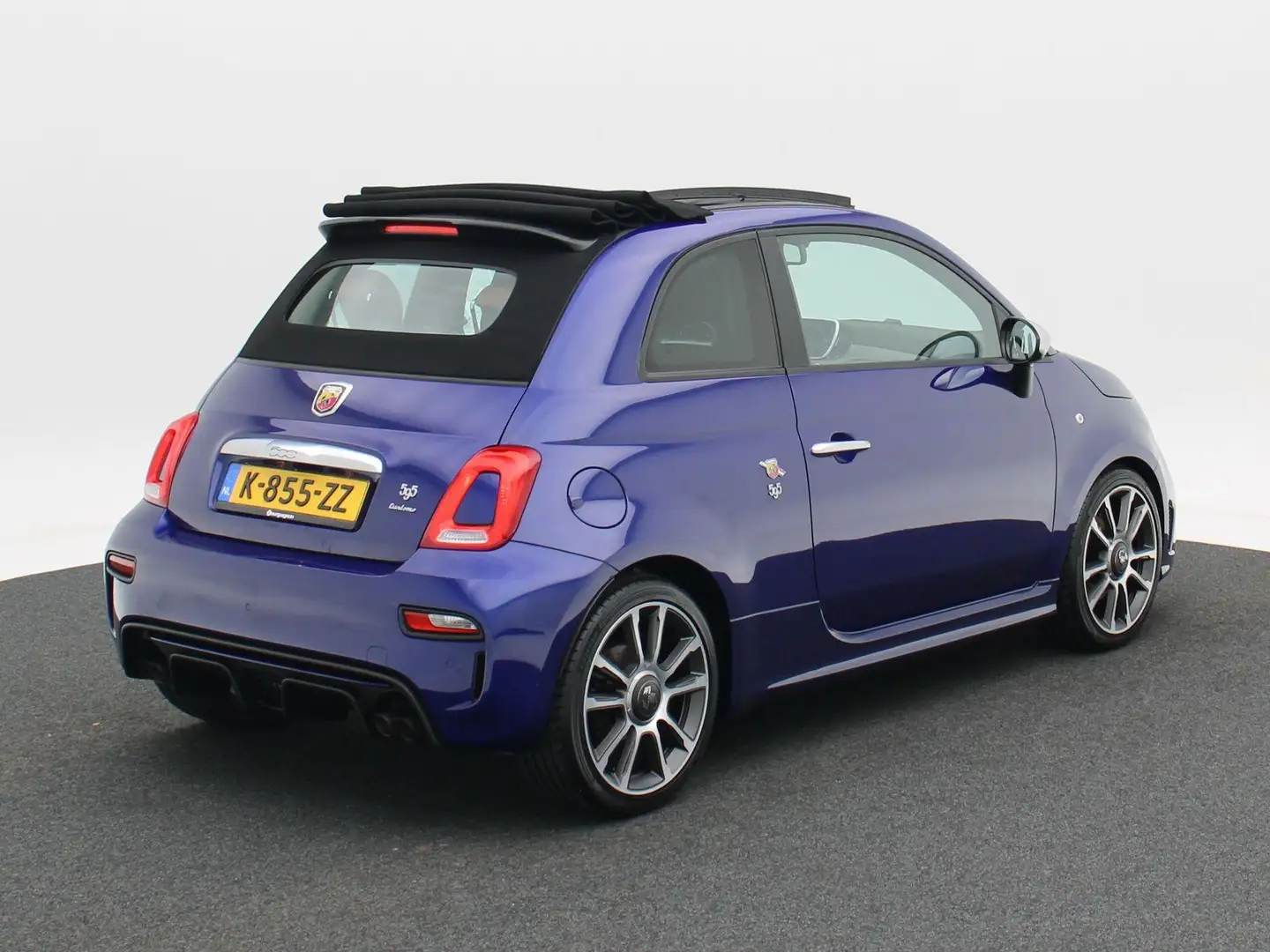 Fiat 500C Abarth 1.4 T-Jet 165 Pk Turismo | Climate Controle | Lede Albastru - 2