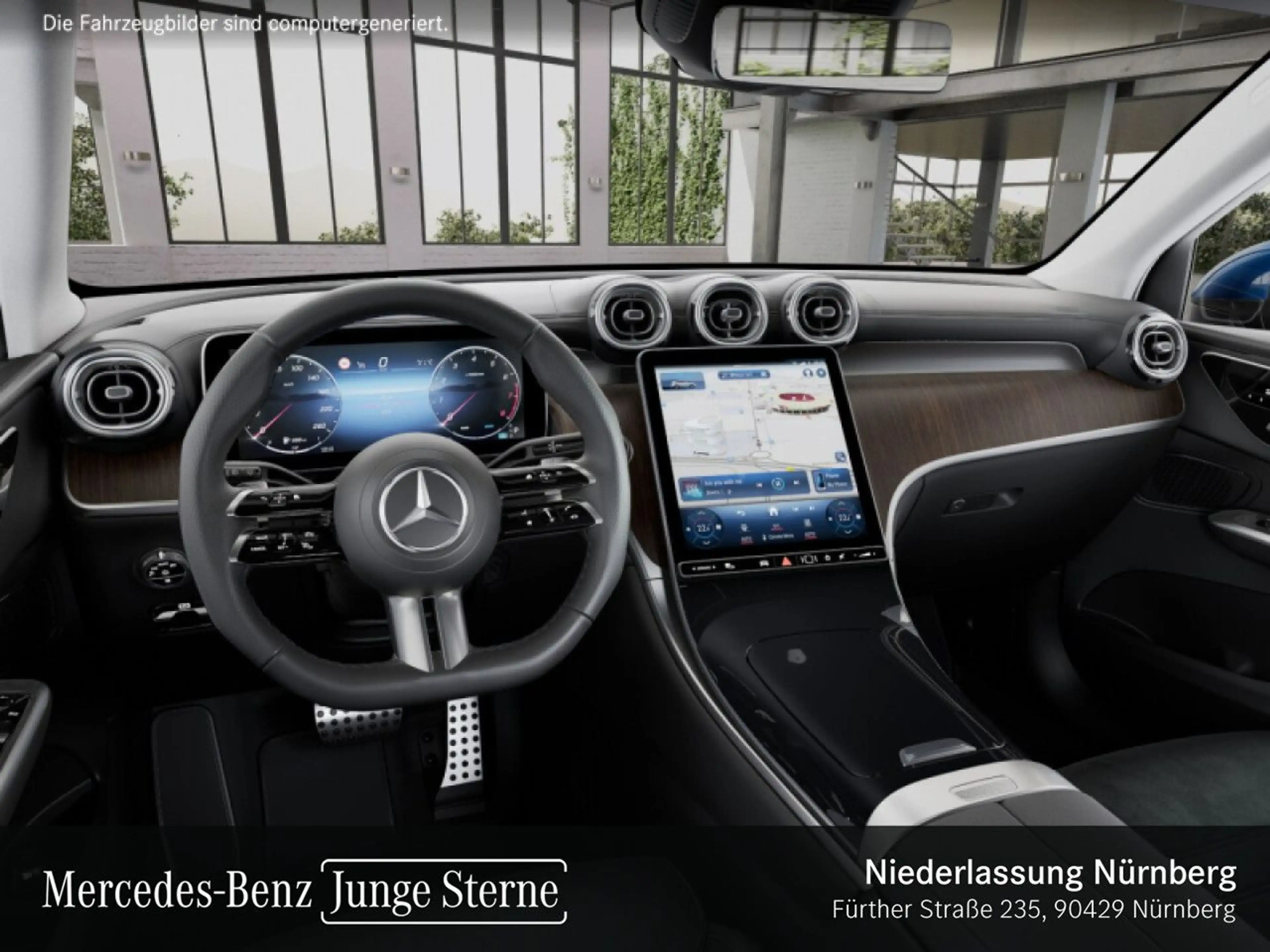 Mercedes-Benz GLC 200 4M AMG+PANO+360+LED+KEYLESS+9G — photo 9