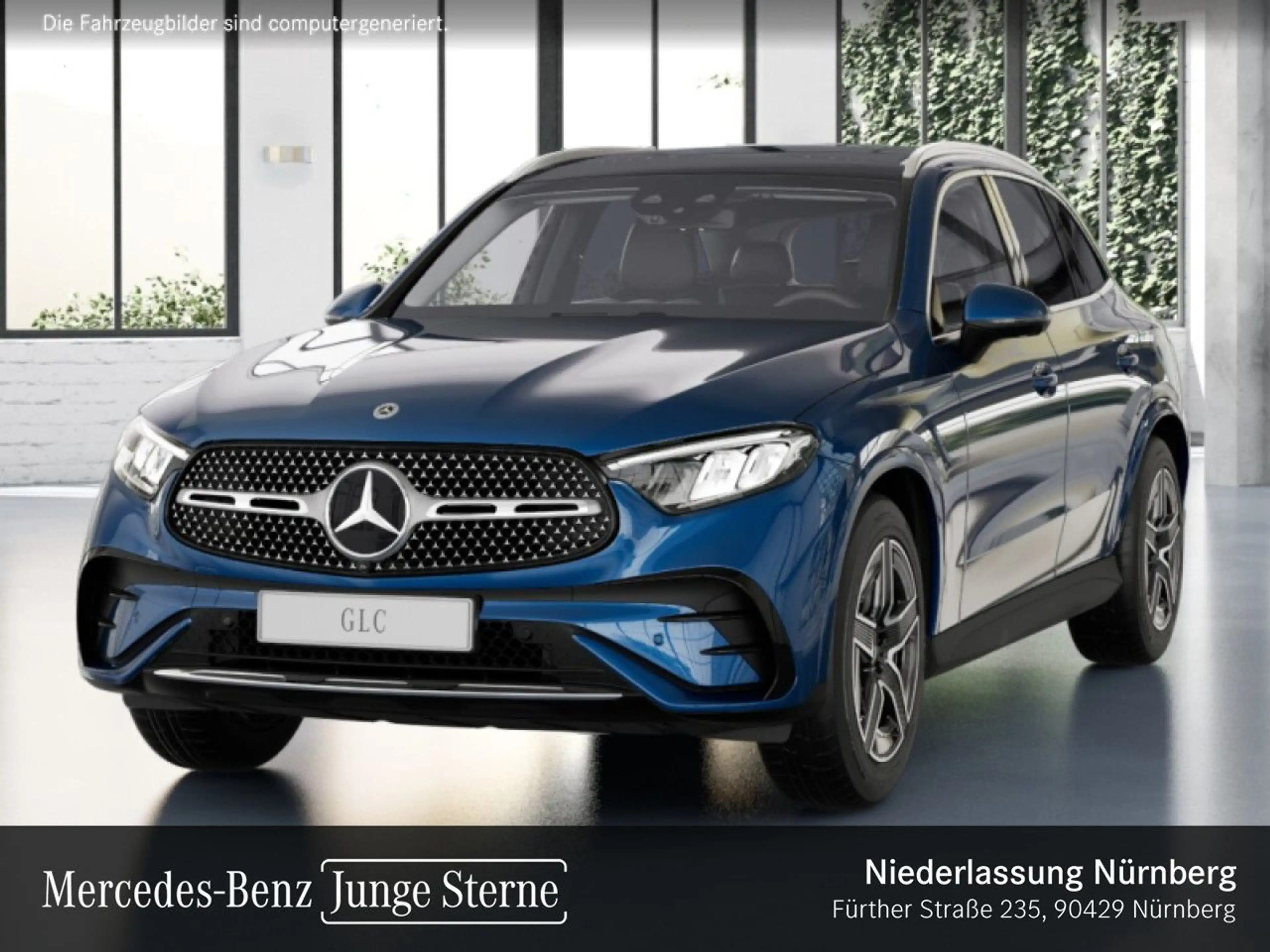 Mercedes-Benz GLC 200 4M AMG+PANO+360+LED+KEYLESS+9G — photo 2