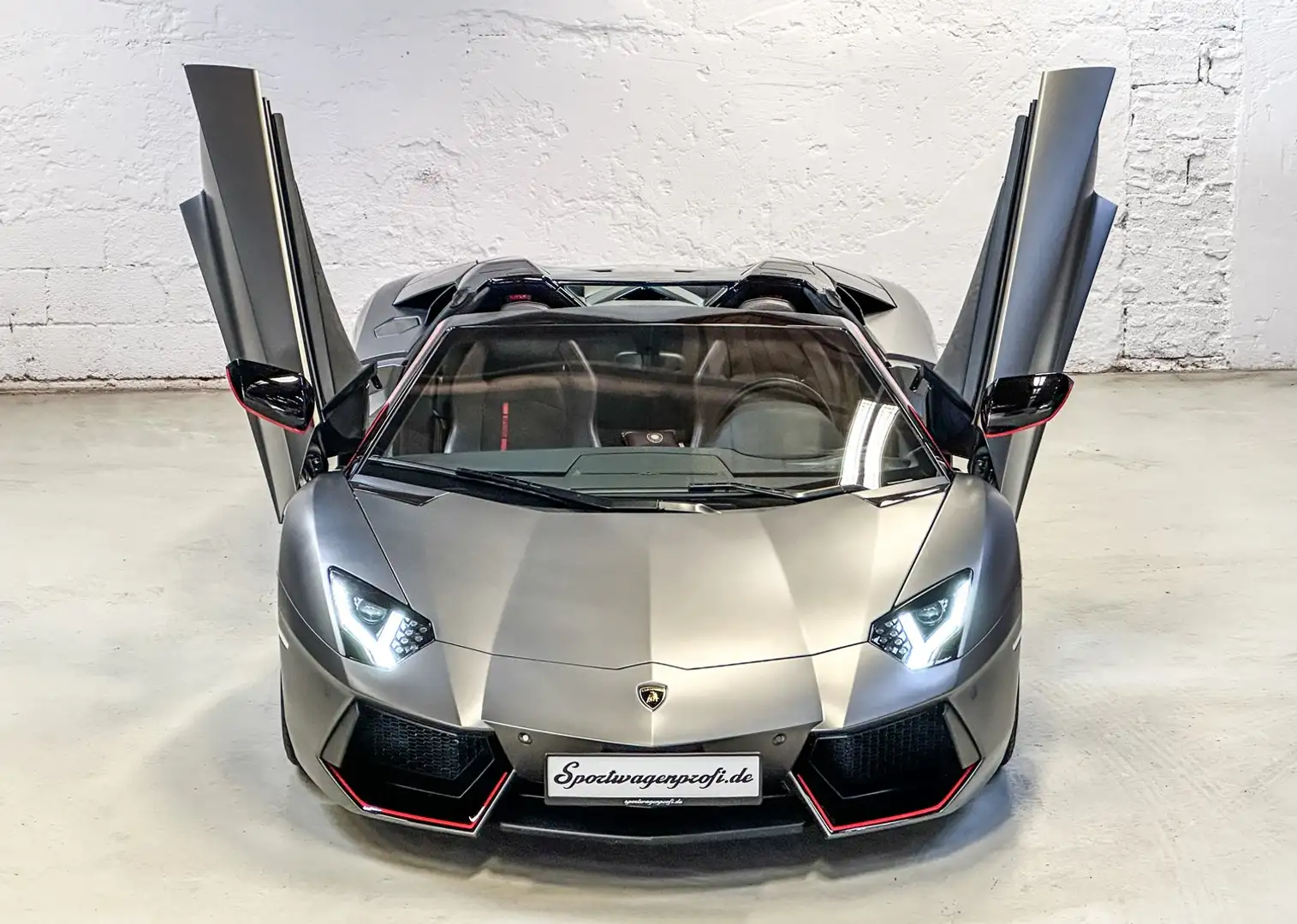 Lamborghini Aventador Roadster Pirelli Edition Deutsch 2Hd Lift Kamera Gris - 1