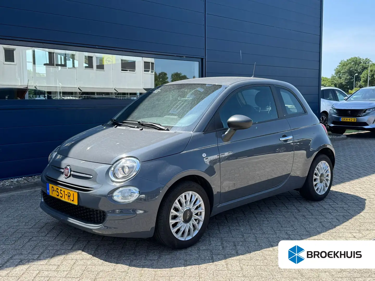Fiat 500 1.0 Hybrid Cult | CarPlay | Airco | DAB+ | Park As Gris - 1