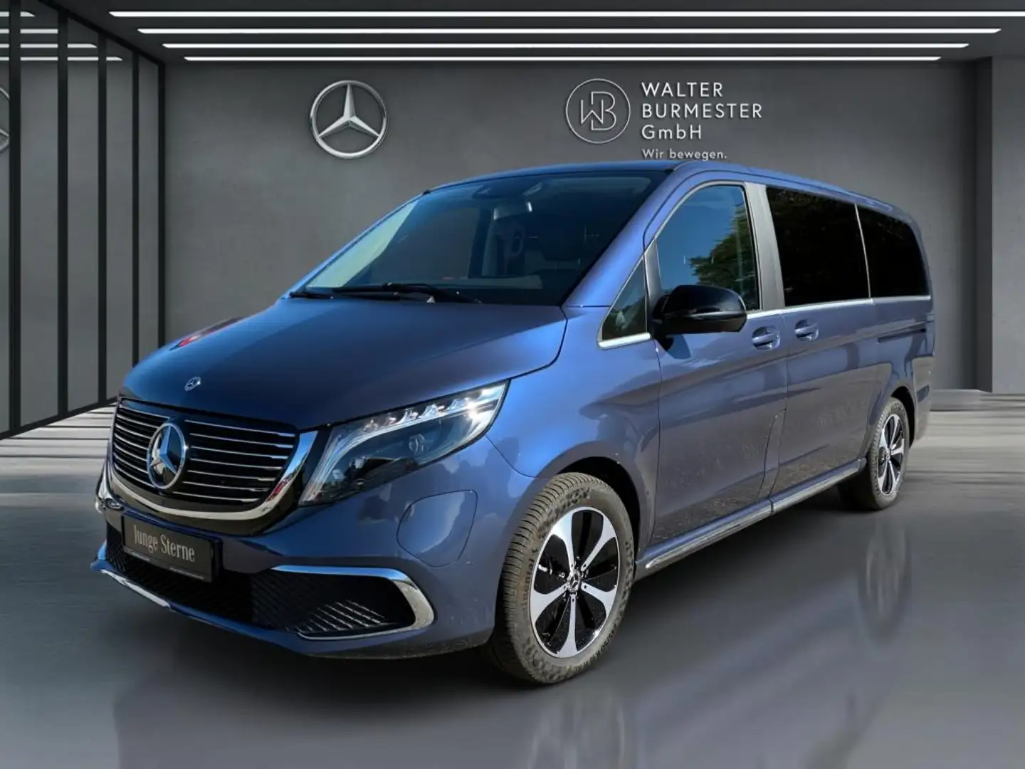 Mercedes-Benz EQV 300 AVANTGARDE Lang 5-Jahre JS Garantie Blu/Azzurro - 2