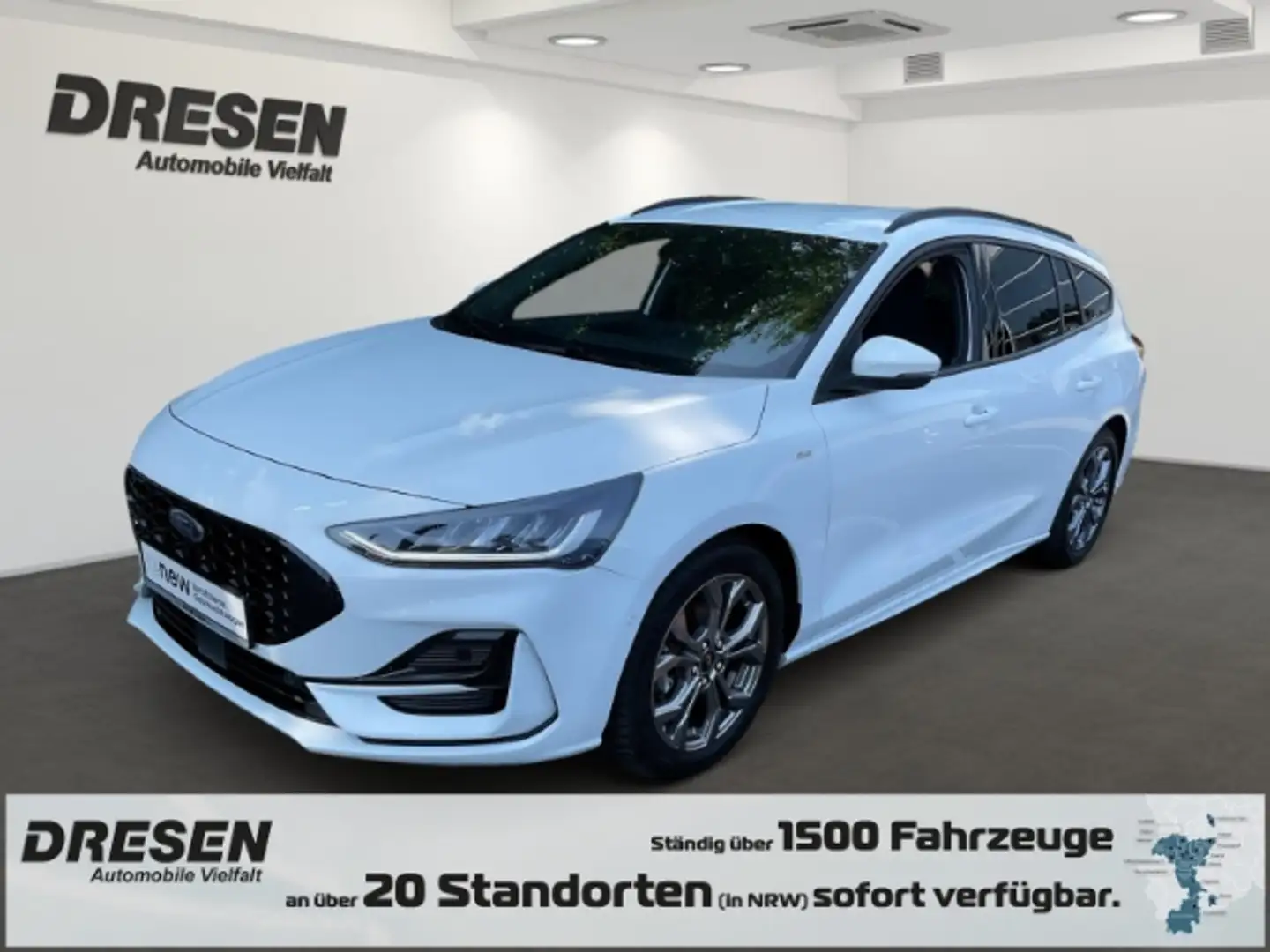 Ford Focus Turnier ST-Line 1.0 MHEV Navi+LED+Allwetter Weiß - 1