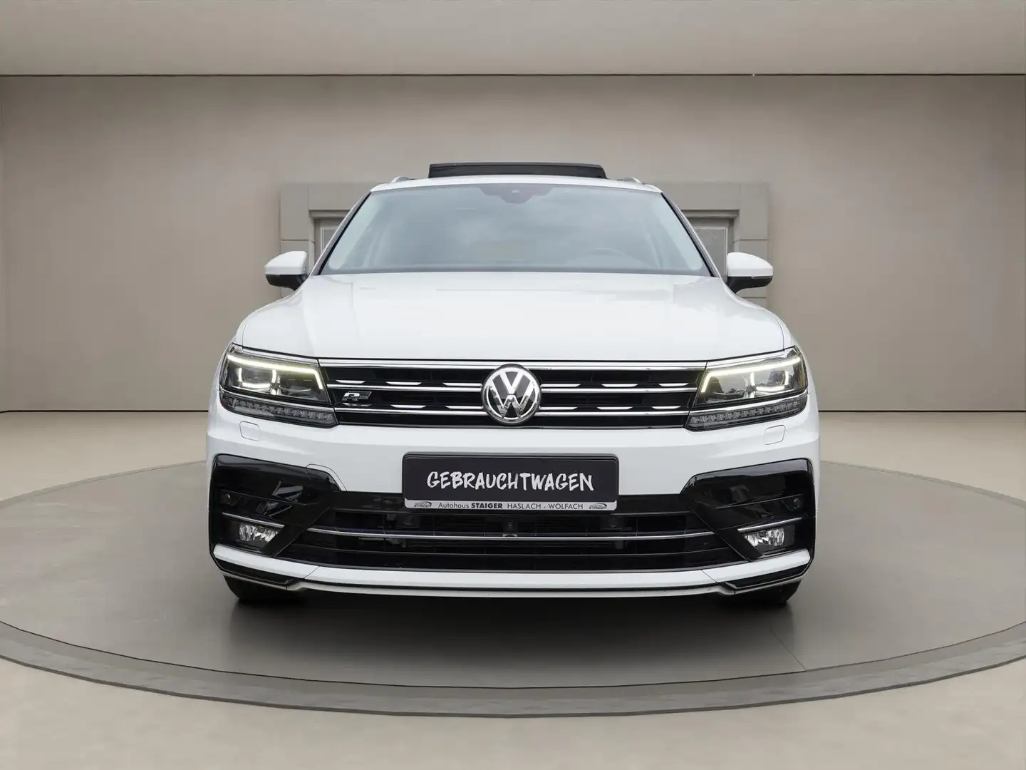 Volkswagen Tiguan 2.0 TSI R-line 4 Motion+SHZ+ACC+Kamera+ Weiß - 2