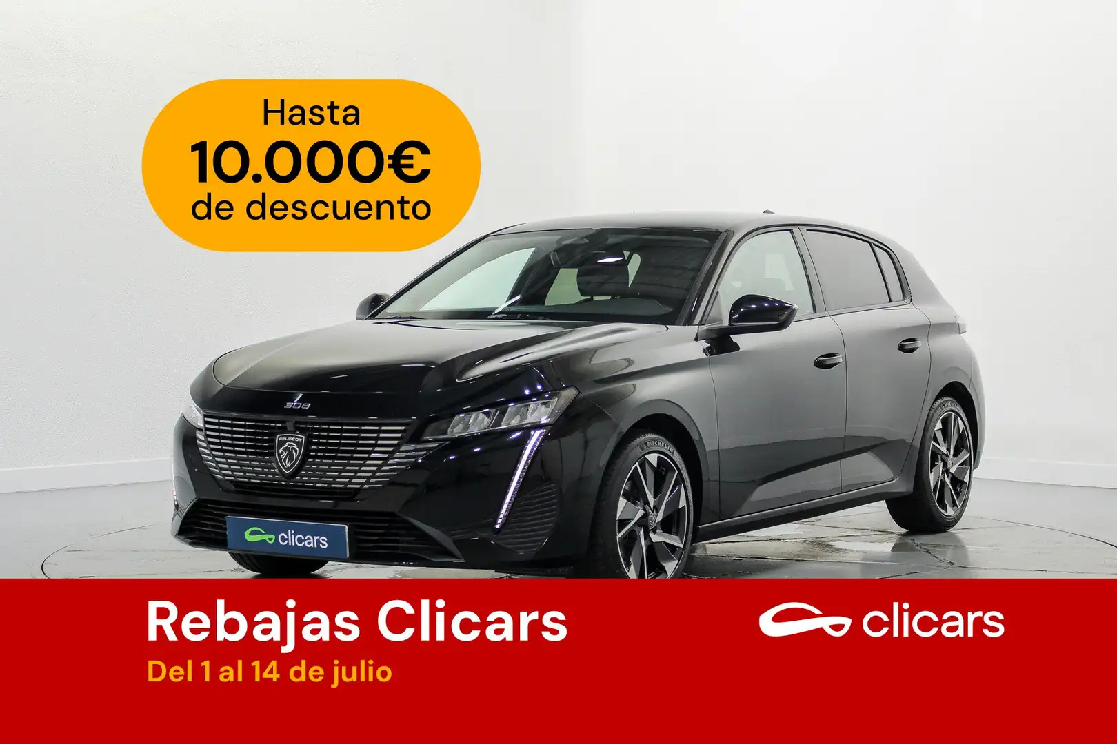 Peugeot 308 1.2 PureTech S&S Allure 130 Negro - 1