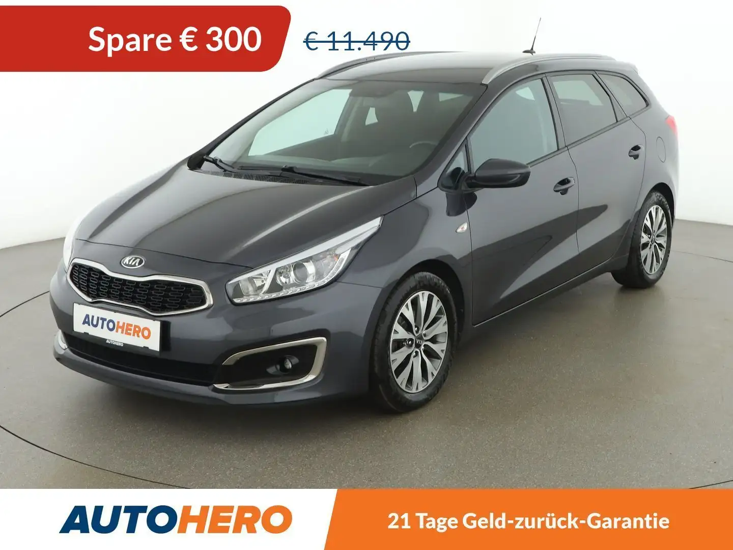 Kia Ceed / cee'd 1.6 CRDi SW Silber *TEMPO*NAVI*CAM*SHZ*KLIMAAUT* Grau - 1