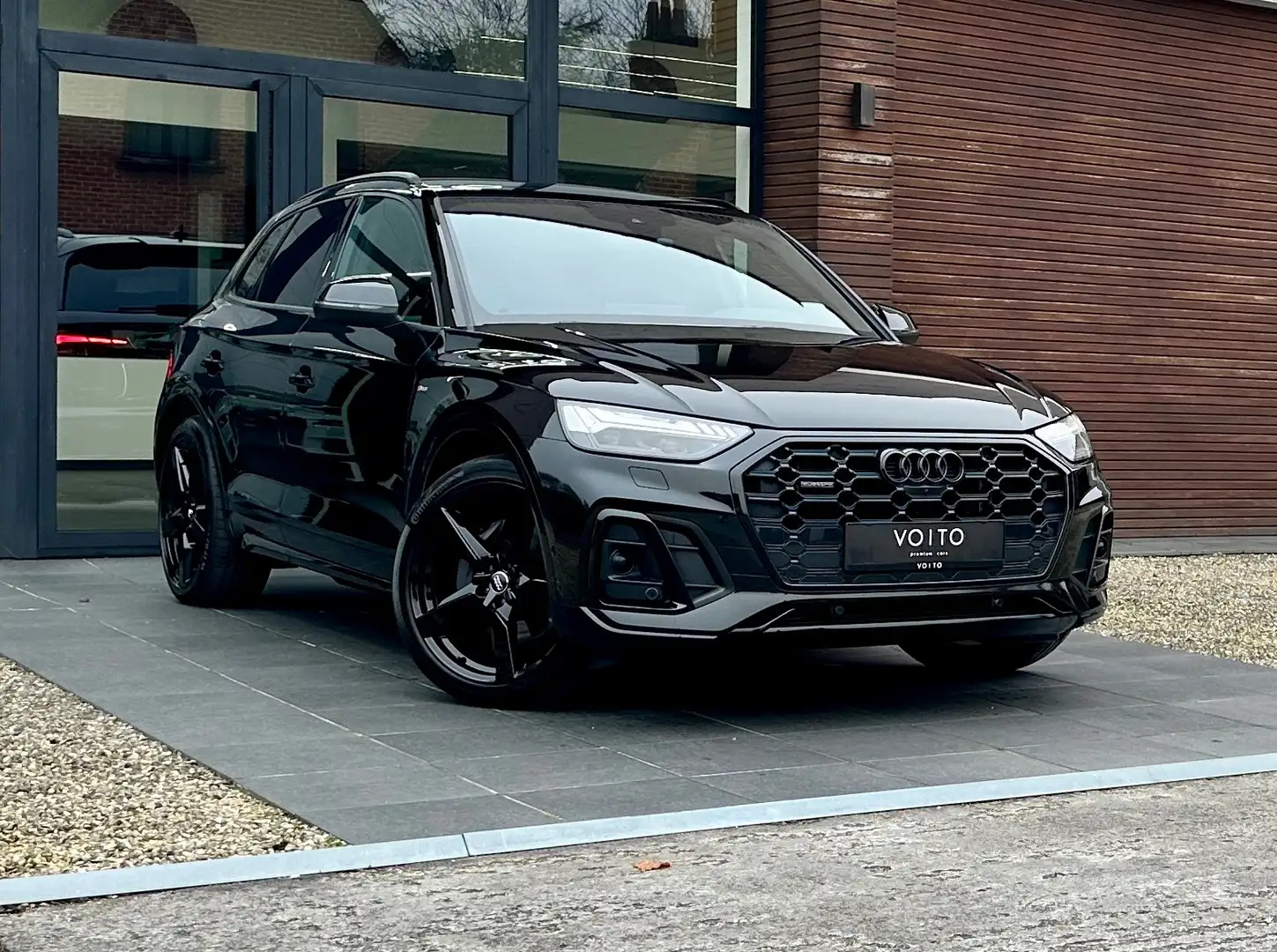 Audi Q5 55TFSIe quattro S-LINE/BLACK/HuD/MTRX/LUCHTV/TREKH Noir - 1
